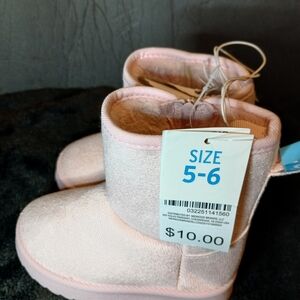 Pink Kids Boots
